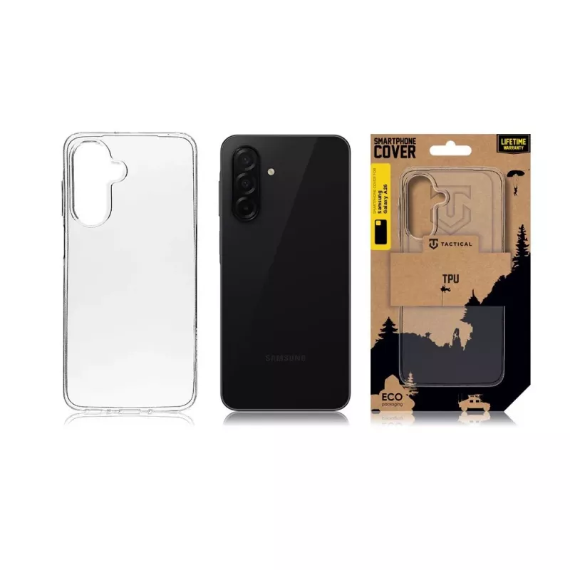 Tactical zadné krytie TPU Galaxy A26 5G transparentné