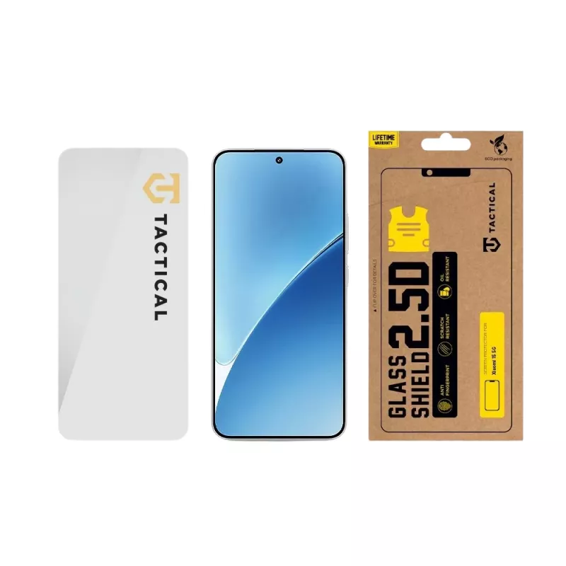 Tactical Glass Shield 2.5D pre Xiaomi 15 5G Clear