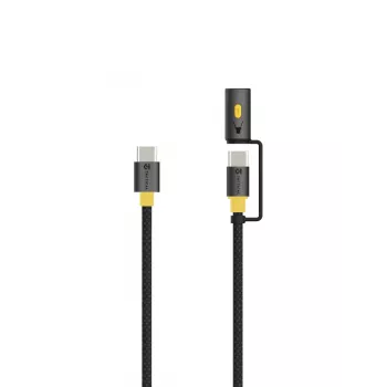 Tactical Stinger kábel USB-C/USB-C čierny
