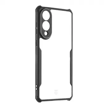 Taktické zadné puzdro Quantum Stealth Galaxy S25 Edge Clear/Black