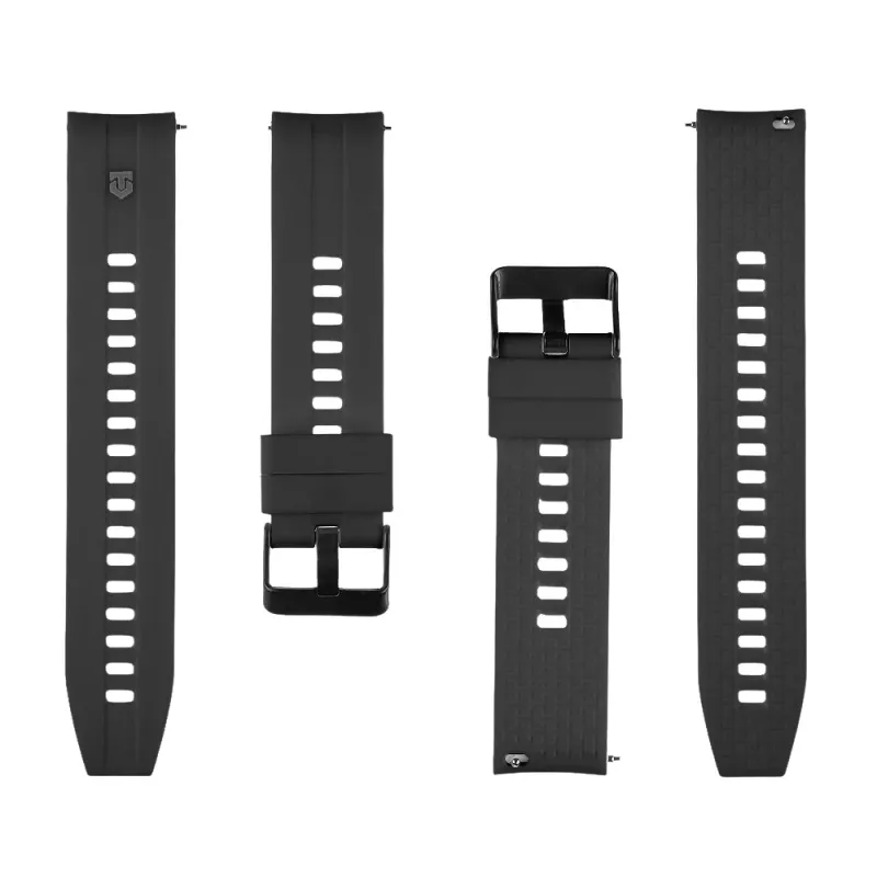 Tactical rýchloupínací silikónový remienok 20mm čierny