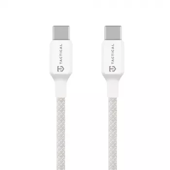 Tactical Stitch Thread kábel USB-C na USB-C 1,2m biely