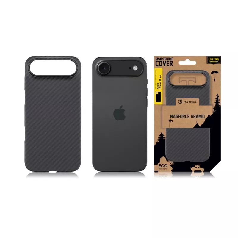 Tactical zadný kryt MagForce Aramid pre iPhone Air čierny