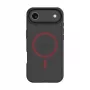 Tactical zadný kryt MagForce Hyperstealth 2.0 pre iPhone Air, čierny/červený