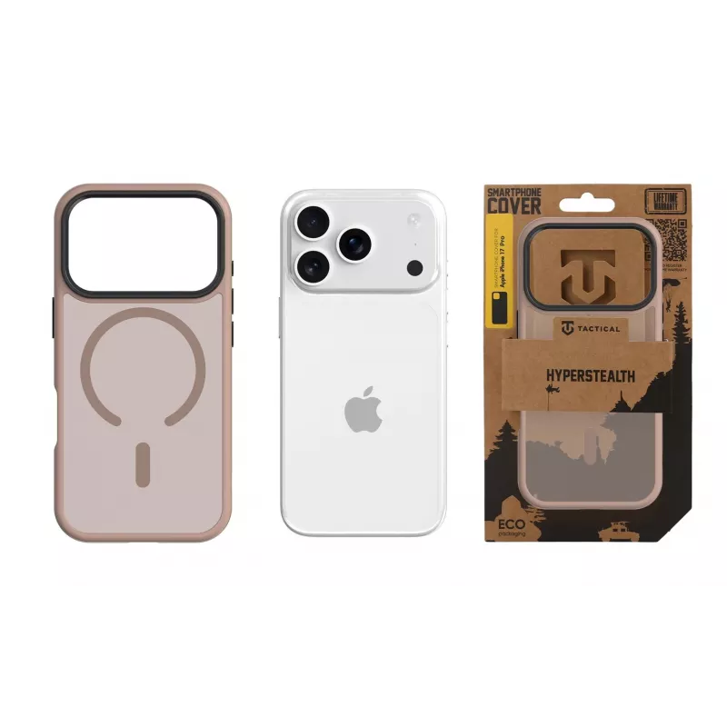 Taktické zadné puzdro MagForce Hyperstealth pre iPhone 17 Pro - Stealth Black