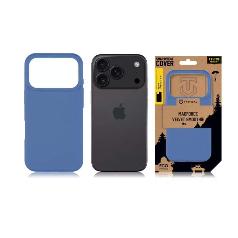 Taktické zadné puzdro MagForce Velvet Smoothie pre iPhone 17 Pro - Avatar Grey