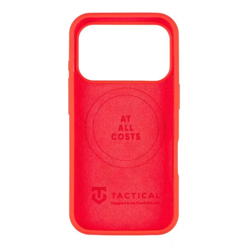 Tactical zadné krytie MagForce Velvet Smoothie pre iPhone 17 Pro - Chilli Red