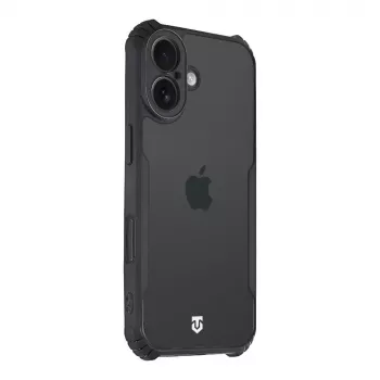 Tactical zadné krytie Quantum Stealth iPhone 17 Transparent/čierna