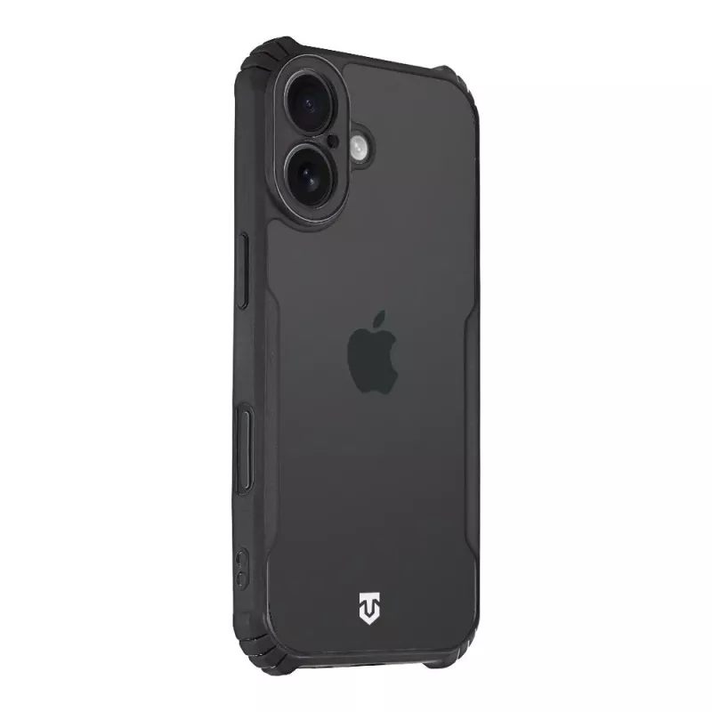 Tactical zadné krytie Quantum Stealth iPhone 17 Transparent/čierna