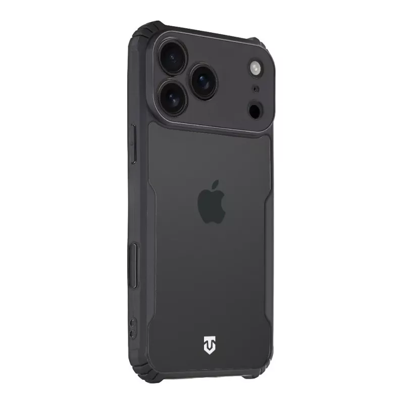 Taktické zadné puzdro Quantum Stealth pre Apple iPhone 17 Pro Max Clear/Black