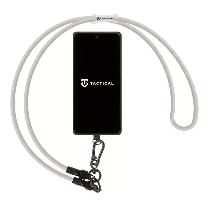 Tactical crossbody popruh Wire Snake USB-C 1,2 m biela