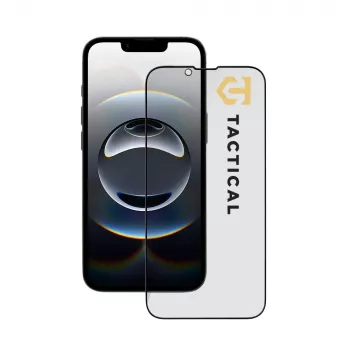 Tactical Glass Shield Privacy Stealth 5D pre iPhone 13/13 Pro/14/16e/17e čierna