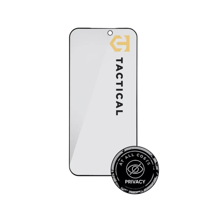 Tactical Glass Shield Privacy 5D pre iPhone 17 Pro Max čierna