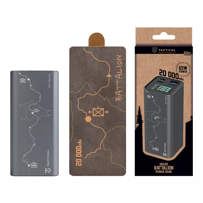 Tactical Squad Battalion 65W 20000 mAh power banka