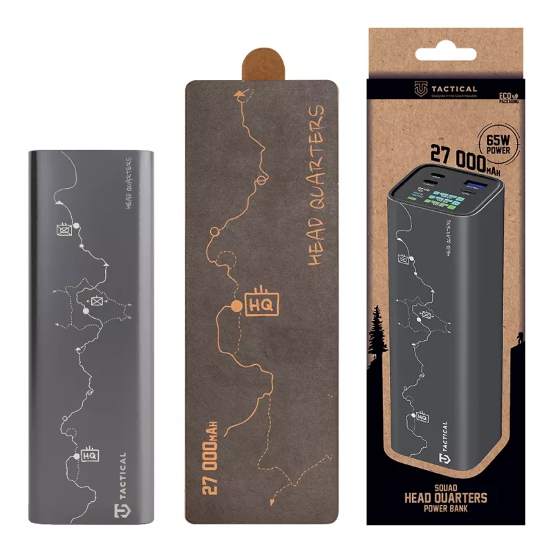 Tactical Squad Head Quarters 65W 27000 mAh power banka