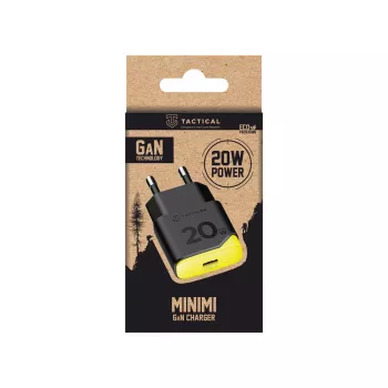 Tactical Minimi GaN 20W USB-C nabíjačka čierna