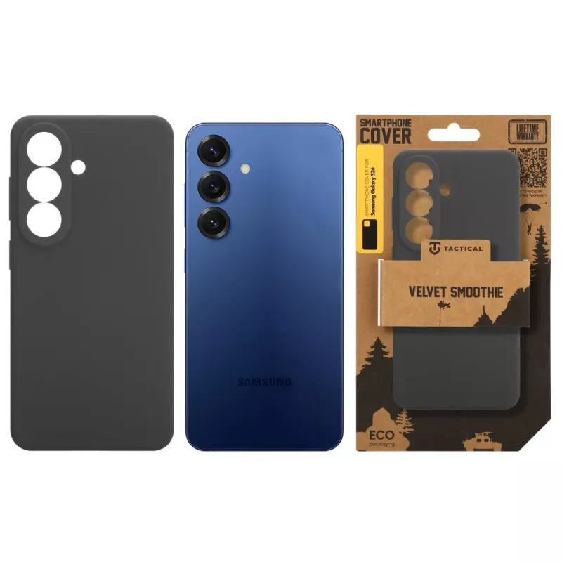 Tactical Back Cover Velvet Smoothie pre Samsung Galaxy S26 - Midnight Black