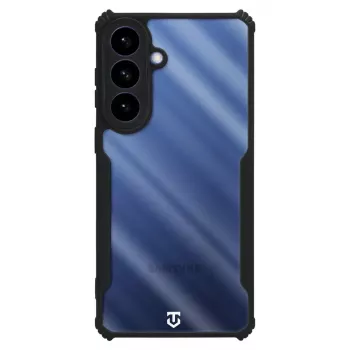Tactical zadný kryt Quantum Stealth Galaxy S26+ transparentná/čierna