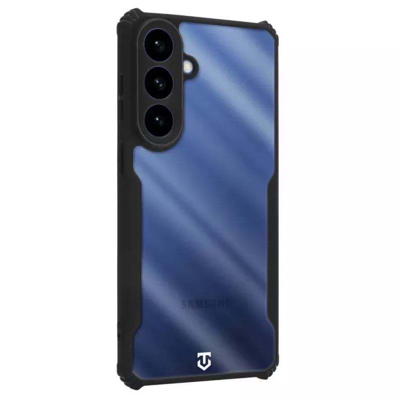 Tactical zadný kryt Quantum Stealth Galaxy S26+ transparentná/čierna