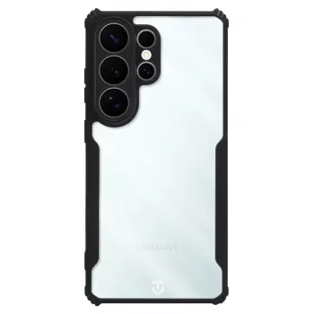 Tactical zadný kryt Quantum Stealth Galaxy S26 Ultra Clear/Black