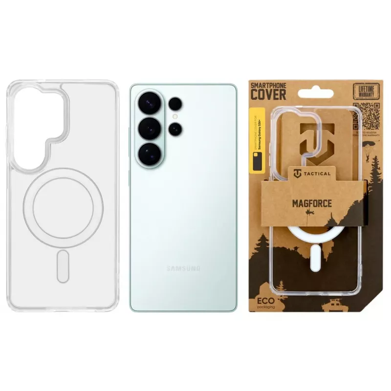 Tactical zadný kryt MagForce Galaxy S26 Ultra transparentný