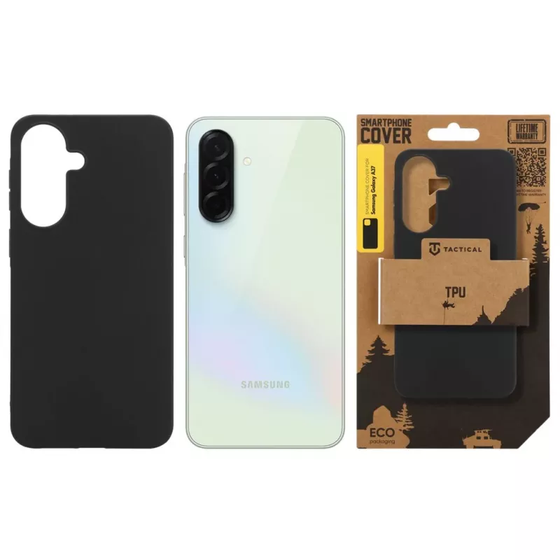 Taktické zadné puzdro TPU pre Samsung Galaxy A37 čierna