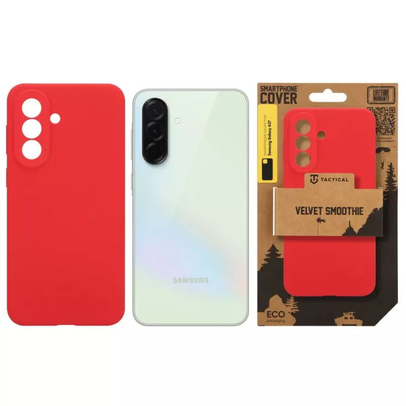 Tactical Back Cover Velvet Smoothie pre Samsung Galaxy A37 - Chilli Red