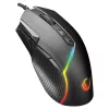 Rampage Comfort herná myš, programovateľná, 12800 DPI RGB, čierna