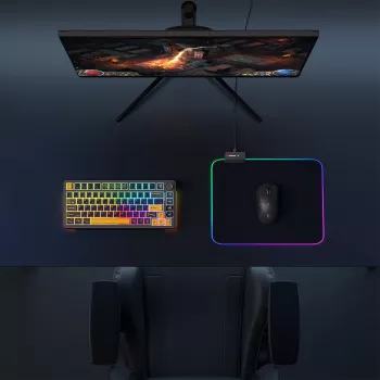 Rampage MP-23 RGB podložka pod hernú myš