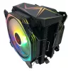 Rampage Octagon C60 CPU vzduchový chladič, dvojvežový, 2x120mm ARGB ventilátory, 1800RPM, LGA 1700/AM5