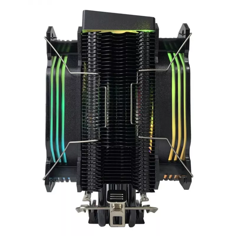 Rampage Octagon C60 CPU vzduchový chladič, dvojvežový, 2x120mm ARGB ventilátory, 1800RPM, LGA 1700/AM5
