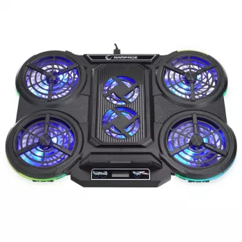 Rampage PROTE R6 chladiaci stojan na notebook, 10-17 palcov, RGB