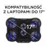 Rampage PROTE R6 Chladiaci stojan na notebook, 10-17 palcov, RGB