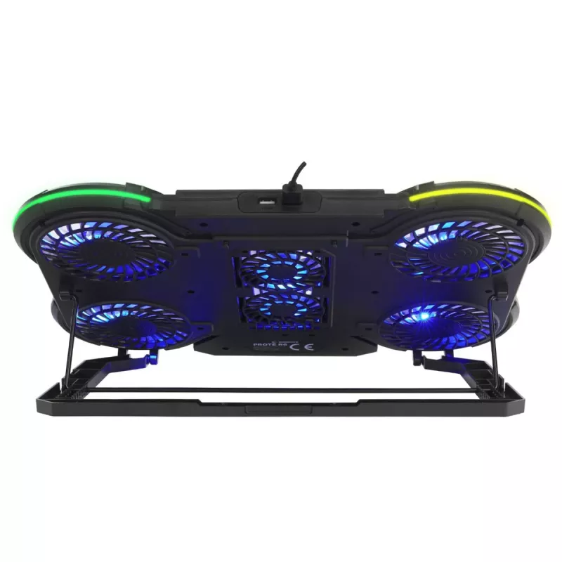 Rampage PROTE R6 Chladiaci stojan na notebook, 10-17 palcov, RGB