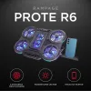 Rampage PROTE R6 Chladiaci stojan na notebook, 10-17 palcov, RGB