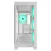Rampage Hydra V2 Mid Tower PC skriňa biela s 4x 120mm ARGB ventilátormi a tvrdeným sklom