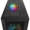 Rampage Shelob Mid Tower PC skriňa, 4x ARGB ventilátory, tvrdené sklo, čierna