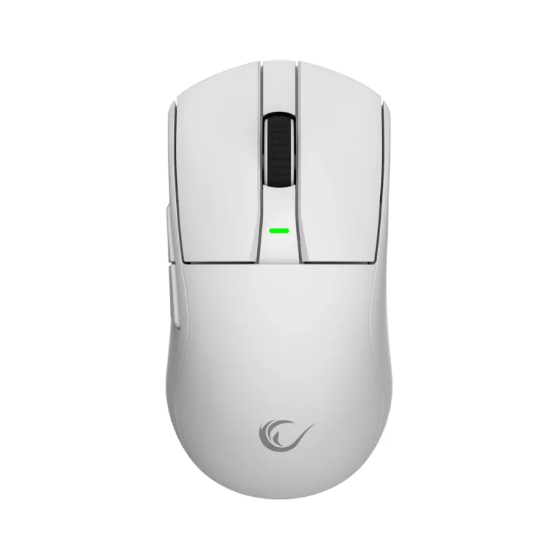 Rampage Zenith Pro bezdrôtová herná myš 26000 DPI biela + 4KHz prijímač PAW3395 BT 5.2