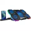 Rampage X-RANGER 9-17 RGB nastaviteľná chladiaca podložka na notebook