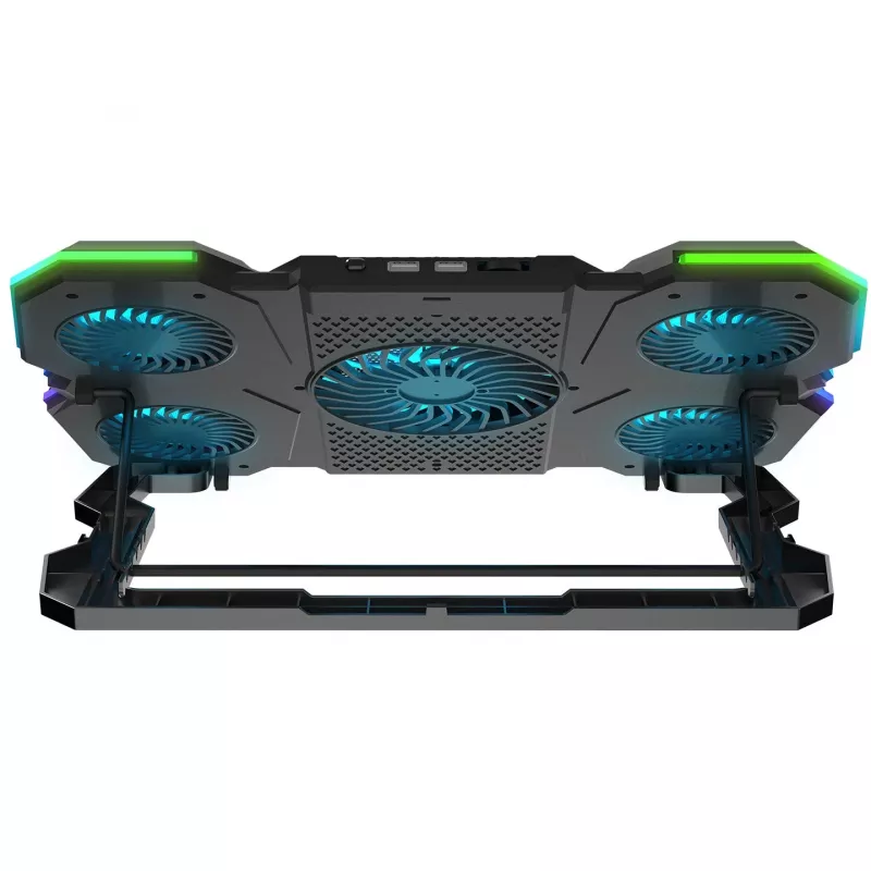 Rampage X-RANGER 9-17 RGB nastaviteľná chladiaca podložka na notebook