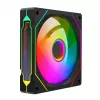 Rampage 120mm 1800RPM Infinite Loop ARGB PWM čierny ventilátor do skrine