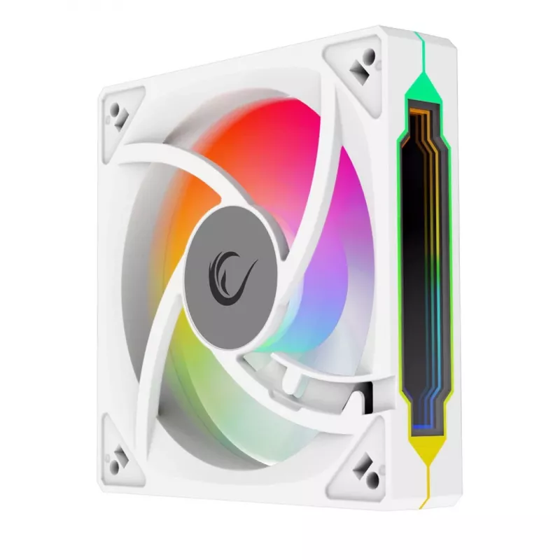 Rampage 120mm 1800RPM Infinite Loop ARGB biely PWM ventilátor do skrine