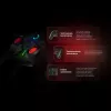 Rampage Hydra Pro Pad Wireless RGB 2.4G Hall Effect ovládač s magnetickými spúšťami, čierny