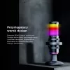 Rampage Bemol RGB USB-C herný mikrofón, čierny