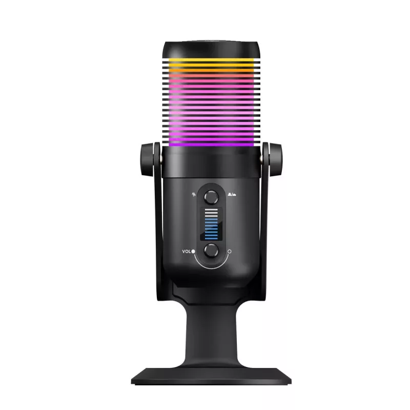 Rampage Diyez RGB USB-C herný mikrofón, čierny