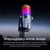 Rampage Diyez RGB USB-C herný mikrofón, čierny