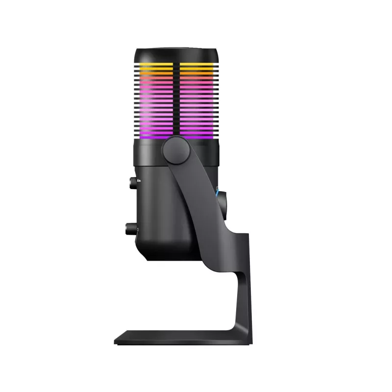 Rampage Diyez RGB USB-C herný mikrofón, čierny