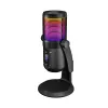 Rampage Diyez RGB USB-C herný mikrofón, čierny