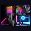 Rampage Diyez RGB USB-C herný mikrofón, čierny