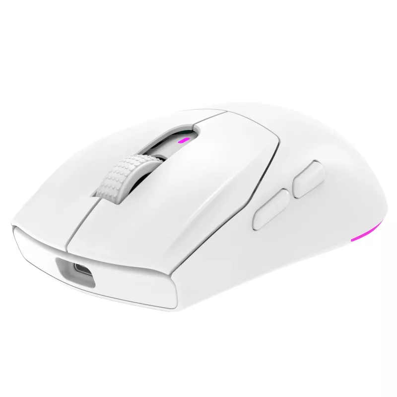 Rampage Prote M5 Pro 26000 DPI RGB LED 1kHz biela herná myš